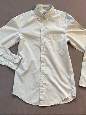 J Crew Fit Light Blue Button-Down Shirt